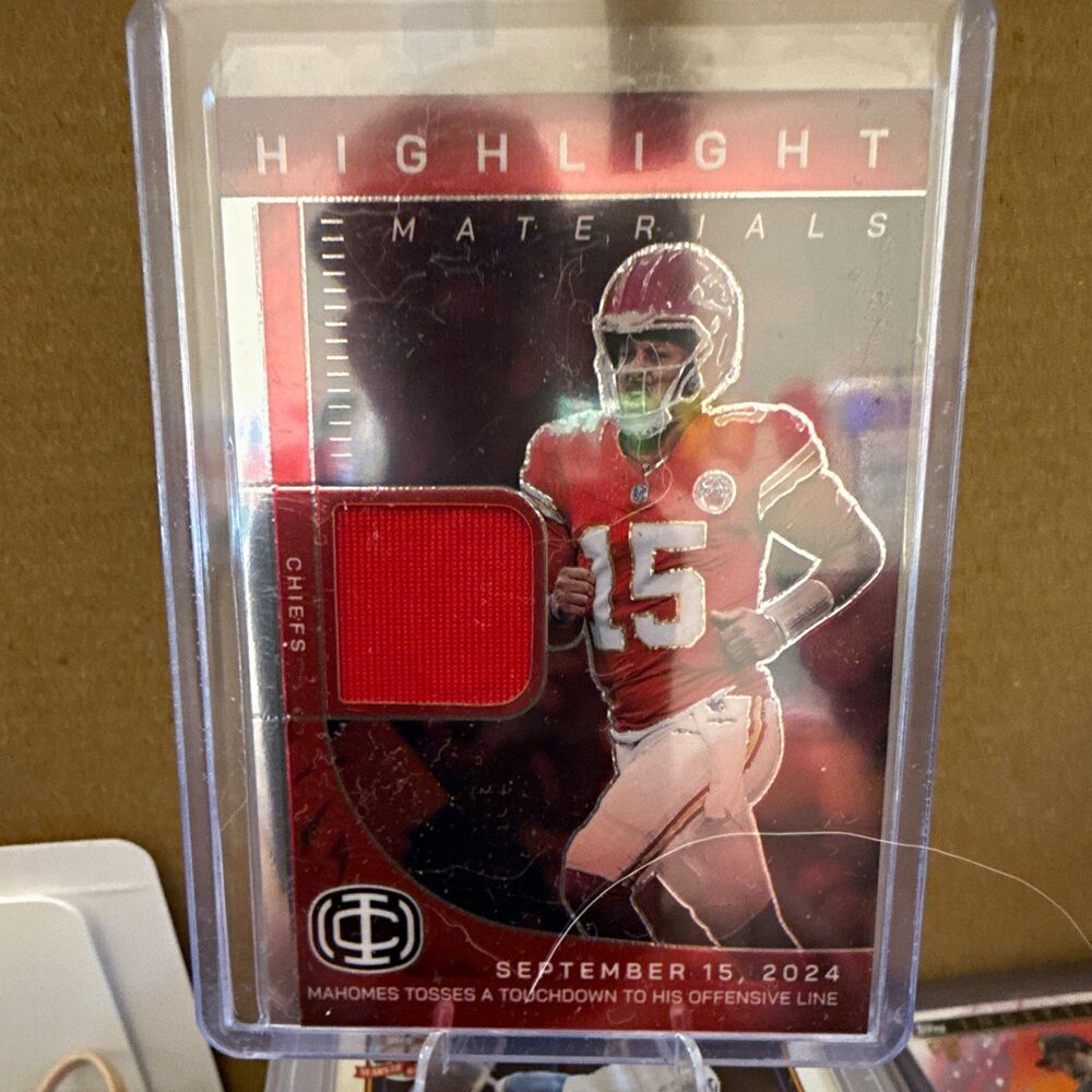 Panini 2025 Icon Collection Mahomes Patrick Mahomes II HM-5 Patch Insert